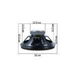AUDiO-X 12″ FR (100W) — Ultra High-Performance Speaker | Y35 Magnet | 38.1mm Coil | 8Ω Impedance - Image 4