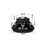 AUDiO-X Speaker 15" A001-1000 “Ultra High-Performance 18-Inch | Y35 Magnet | 5’’ Coil | 8Ω Impedance - Image 6