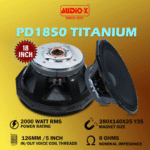 AUDiO-X Speaker 18″ PD 1850 Titanium Black “Ultra High-Performance 18-Inch 2000W RMS Speaker | Y35 Magnet | 5’’ Coil | 8Ω Impedance - Image 7
