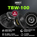 AUDiO-X TBW-100 “Ultra High-Performance 4-Inch 1200W RMS Speaker | Y35 Magnet | 99.3’’ Coil | 8Ω Impedance - Image 6
