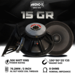 AUDiO-X Speaker 15″ GR ( 500W ) “Ultra High-Performance 3-Inch | Y35 Magnet | 76.2’’ Coil | 8Ω Impedance - Image 7