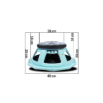 AUDiO-X Speaker 18″ PD 1850 Titanium sky blue “Ultra High-Performance 5-Inch 2000W RMS Speaker | Y35 Magnet | 5’’ Coil | 8Ω Impedance - Image 7