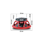 AUDiO-X Speaker 12″  FIGHTER-400  “Ultra High-Performance 3-Inch | Y35 Magnet |76.2’’ Coil | 8Ω Impedance |  (400W) - Image 7