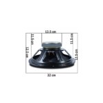 AUDiO-X 12 FR-100 — Premium 12-Inch 100W Speaker | Y35 Magnet | 38.1mm Coil | 8-Ohm Impedance - Image 7