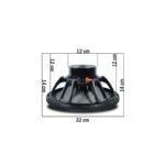 AUDiO-X Speaker 12″ NEWODIUM “Ultra High-Performance 3-Inch | Y35 Magnet |76.2’’ Coil | 8Ω Impedance - Image 7