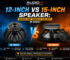 12-Inch vs 15-Inch Speaker