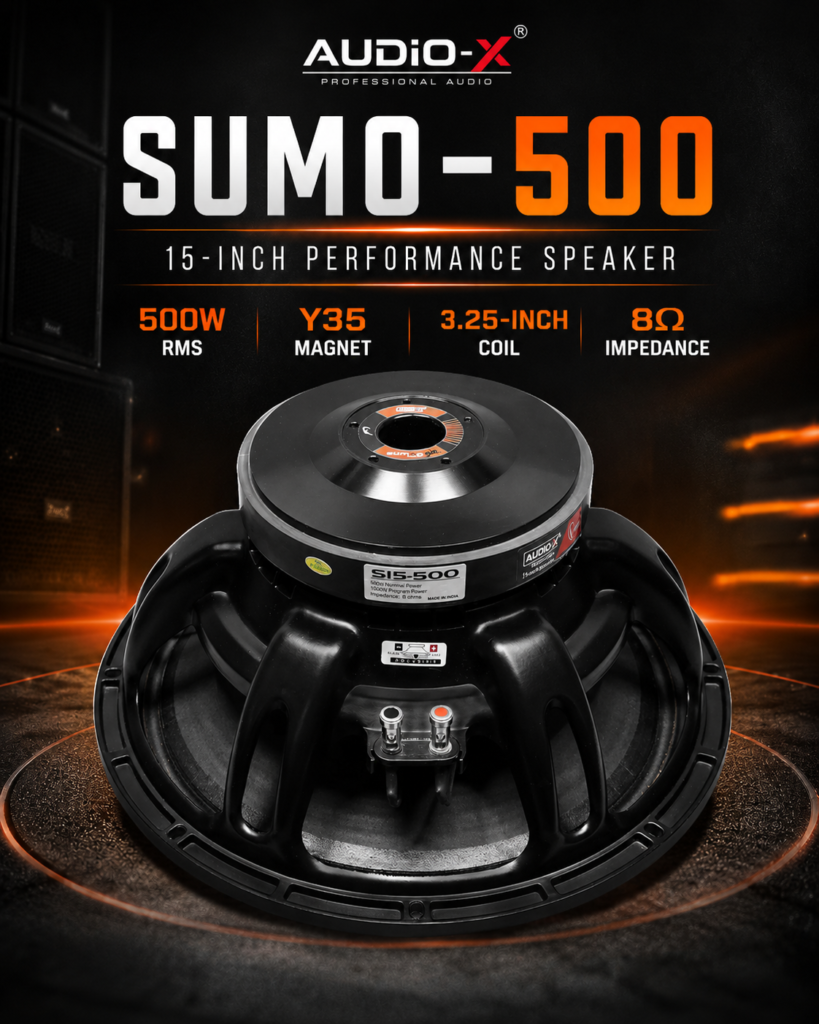 AUDiO-X Speaker 15″ SUMO-500 
